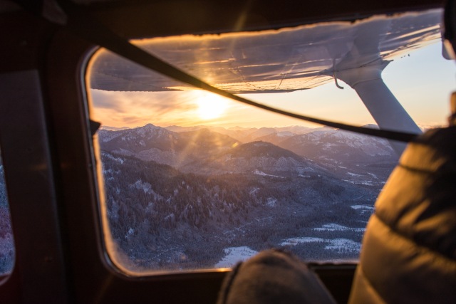 Sunrise Flight, Alaska